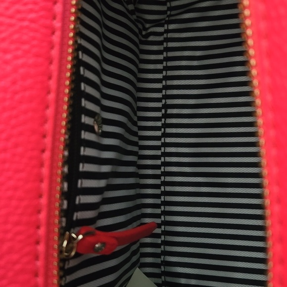 Never used KATE SPADE bag leather purse detachable adjustable strap tri-color - Picture 9 of 14